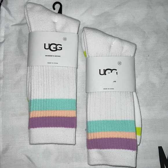 UGG Clare Three Stripe Crew Sock - Picture 2 of 4
